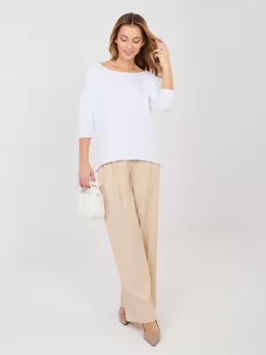 Dámská halenka RUE PARIS RV-BZ-A1187.36 WHITE
