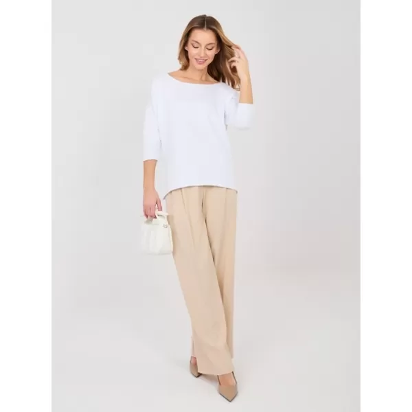  Dámská halenka RUE PARIS RV-BZ-A1187.36 WHITE 