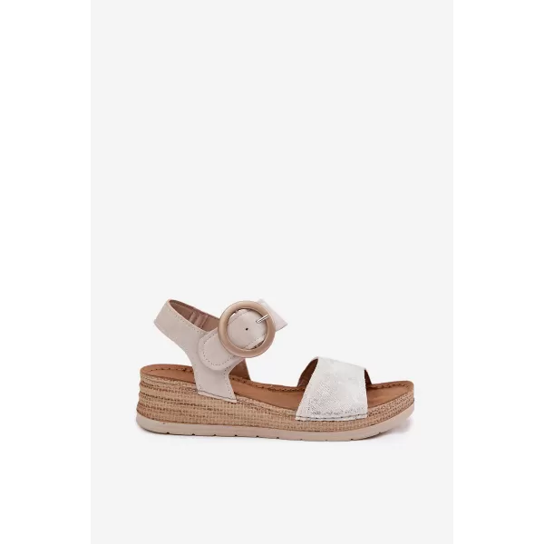  Dámské sandály INBLU RV000013 BEIGE 