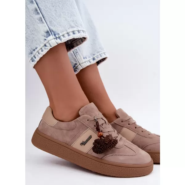  Dámské tenisky VINCEZA 79682 BEIGE 
