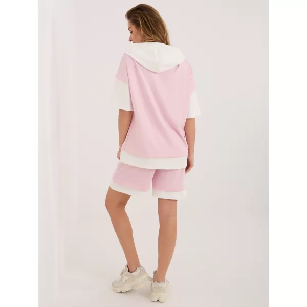  Dámský komplet RUE PARIS RV-KMPL-A1309.74 WHITE/PINK 