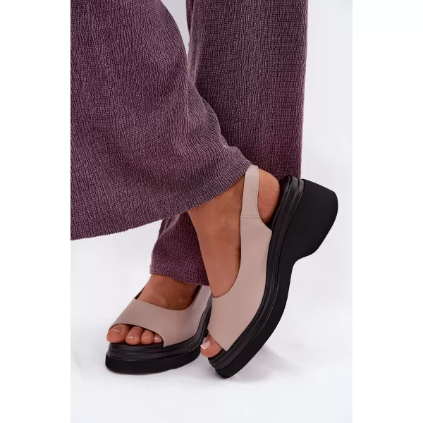  Dámské sandály VINCEZA 66936 BEIGE 