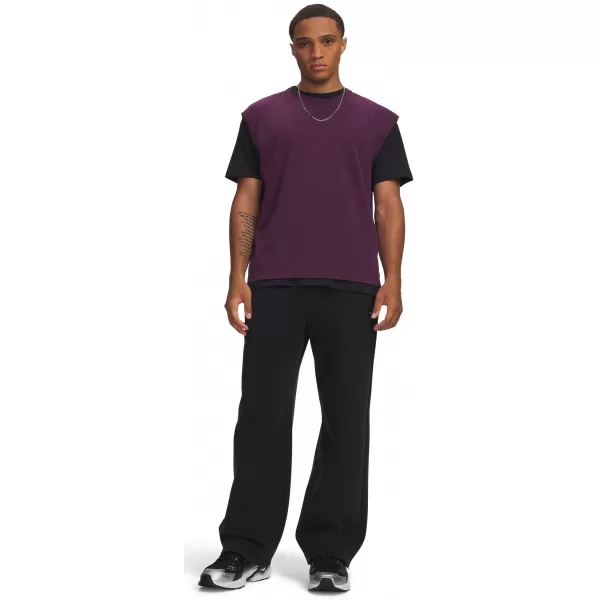  Pánské tepláky UNDER ARMOUR UA M ICON VINTAGE FLC PANT 6019105-008 ČERNÁ 