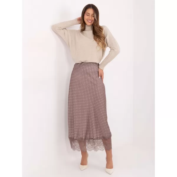  Dámská sukně RUE PARIS MI-SD-4213.52 DARK BEIGE 
