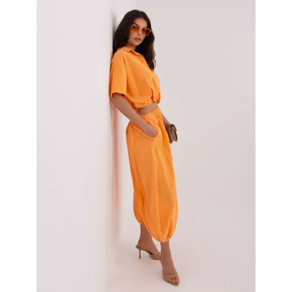  Dámské kalhoty ITALY MODA IT-SP-FL10309-1.02 BRIGHT ORANGE 