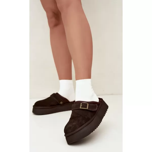 Dámské pantofle BIG STAR SHOES UU274697 BROWN/BEIGE 
