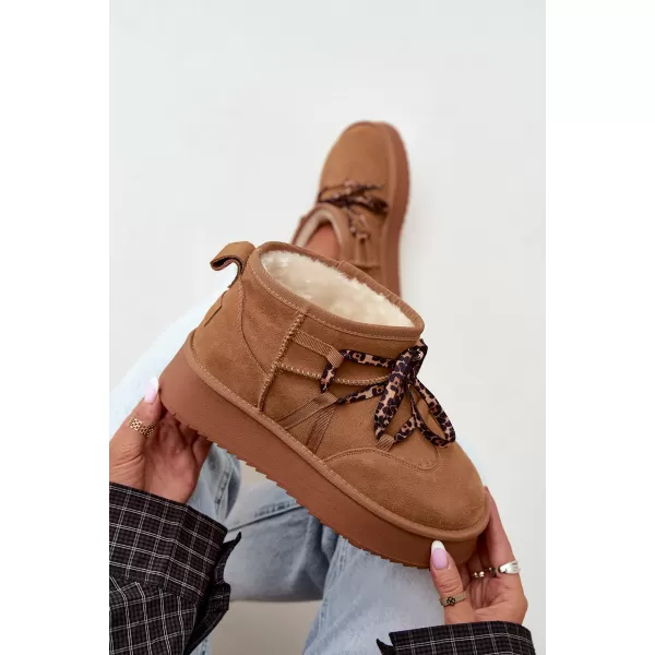  Dámské sněhule GOE UU2N4920 CAMEL 