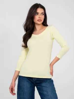 Dámské triko RUE PARIS RV-BZ-A1190.16 BRIGHT YELLOW