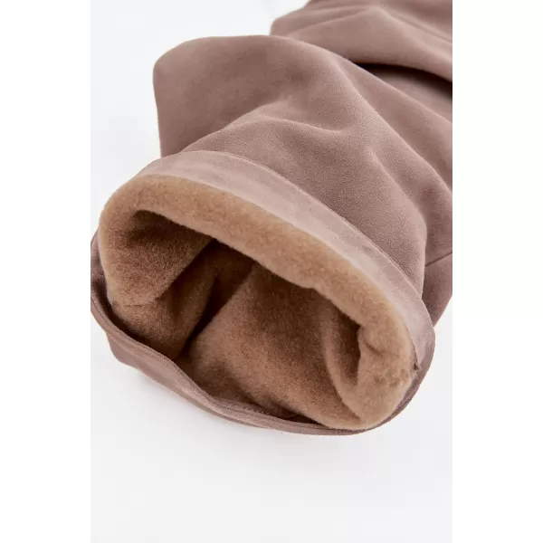  Dámské kozačky ZAZOO 4228 LIGHT BROWN 