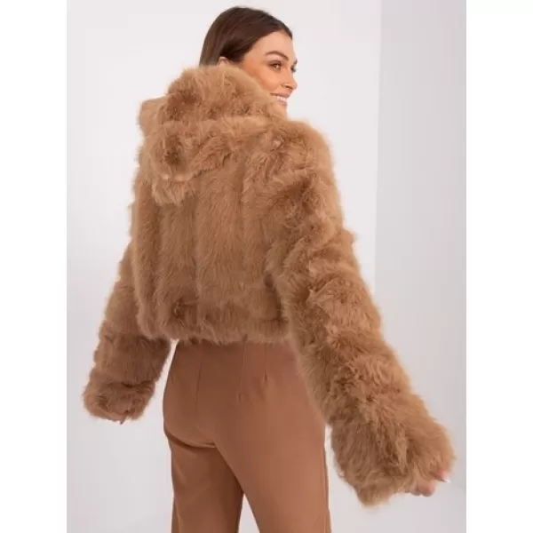  Dámská bunda WOOL FASHION ITALIA AT-KR-2378.97P CAMEL 