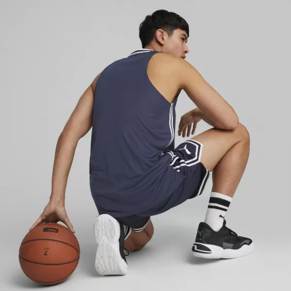  Pánský dres PUMA HOOPS TEAM GAME JERSEY 676628-03 PUMA NAVY 