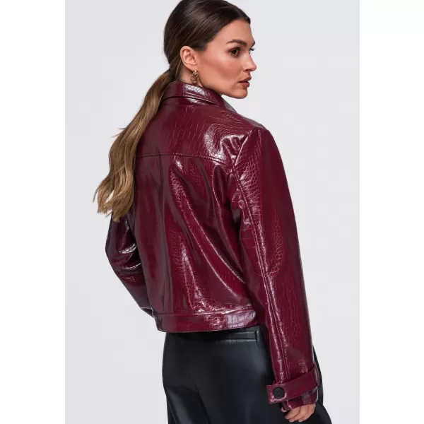 Dámská bunda OMBRE OW-JAFL-0145 BURGUNDY 