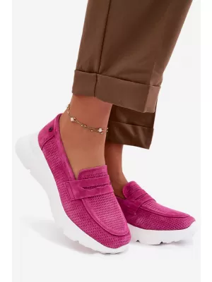 Dámské mokasíny VINCEZA 79626 FUCHSIA