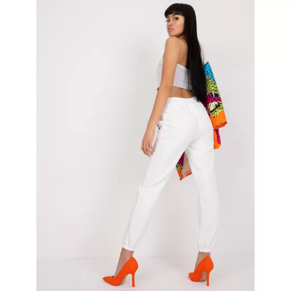  Dámské kalhoty ITALY MODA DHJ-SP-15832.64 WHITE 