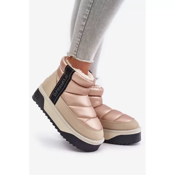  Dámské sněhule D.FRANKLIN DFSH371010 BEIGE 