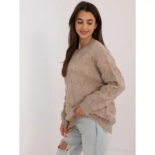  Dámský svetr WOOL FASHION ITALIA AT-SW-2361.61 BEIGE 