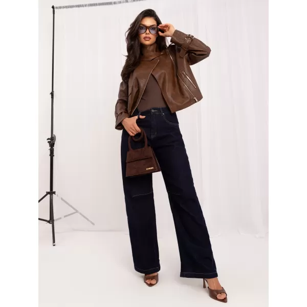  Dámská bunda ITALY MODA IR-KR-AY995.98P BROWN 