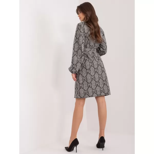  Dámské šaty LAKERTA LK-SK-509526-1.06 GRAY-BLACK 