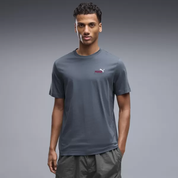  Pánské triko PUMA GRAPHICS 2 COLOR SMALL NO. 1 LOGO TEE 68471737 EVENING BLUE 