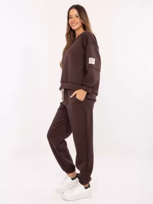 Dámský komplet ITALY MODA MI-KMPL-M5879.86 DARK BROWN