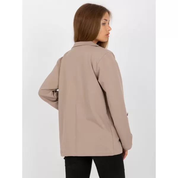  Dámská bunda RUE PARIS RV-MA-8071.19P DARK BEIGE 