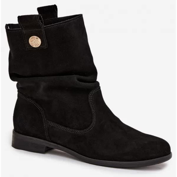  Dámské kotníkové boty ZAZOO 4210 BLACK 