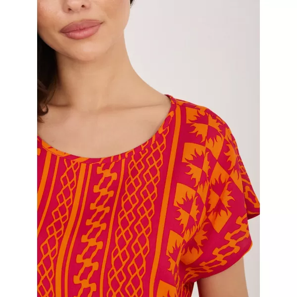  Dámské triko SUBLEVEL D73771AG10978AA ORANGE 