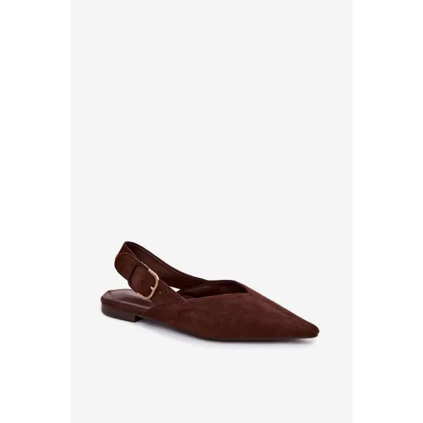 Dámské baleríny BOTO 9755 BROWN 
