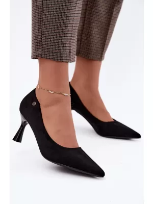 Dámské lodičky VINCEZA 62323 BLACK MATT