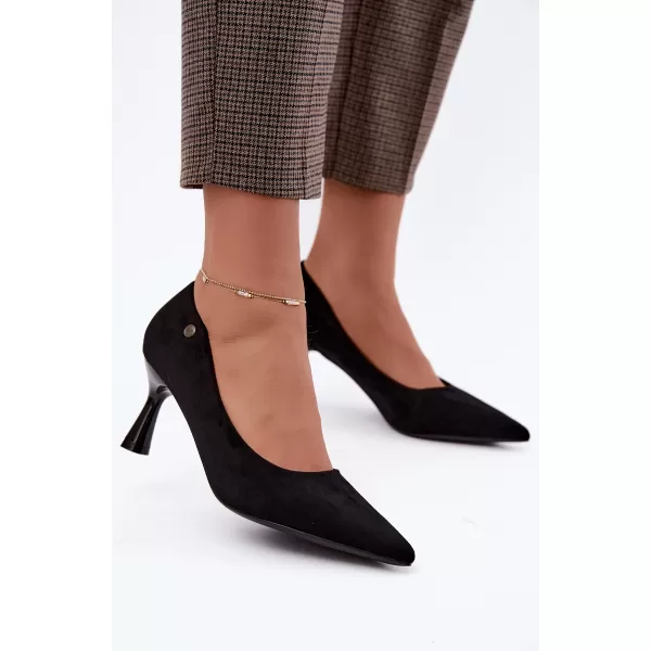  Dámské lodičky VINCEZA 62323 BLACK MATT 