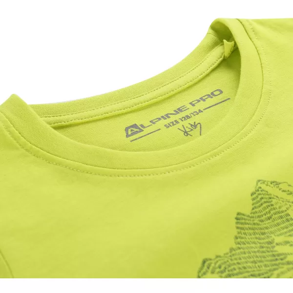  Dětské triko ALPINE PRO ECOMO 4 SULPHUR SPRING VARIANTA PA 