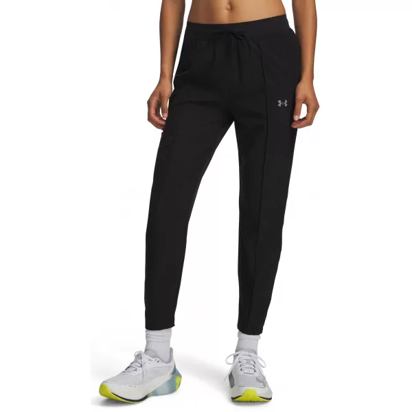  Dámské sportovní kalhoty UNDER ARMOUR UA VELOCITI TRACK PANT 6013914-008 ČERNÁ 