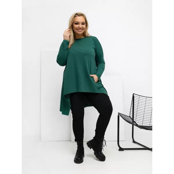  Dámská halenka RELEVANCE RV-BZ-7054-1.06 DARK GREEN 
