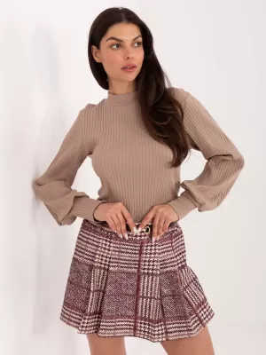 Dámská sukně s kraťasy ITALY MODA IT-SN-18932.84 BURGUNDY