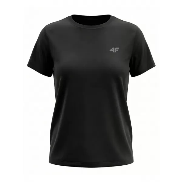  Dámské triko 4F 4FWMM00TTSHF3308 DEEP BLACK 