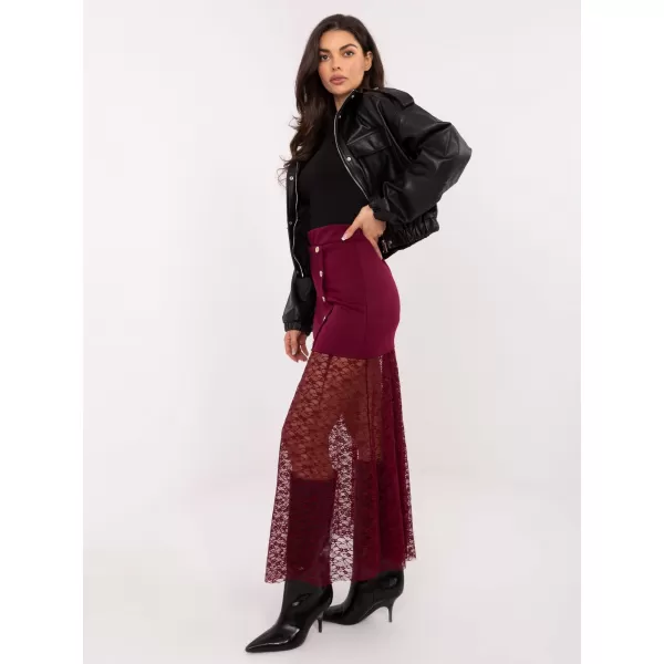  Dámská sukně ITALY MODA MI-SD-3292.09P BURGUNDY 