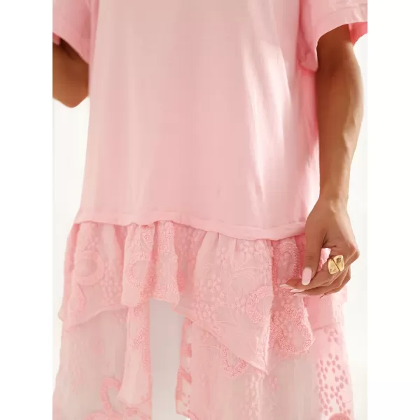  Dámské triko ITALY MODA IT-SK-81869.54 BRIGHT PINK 