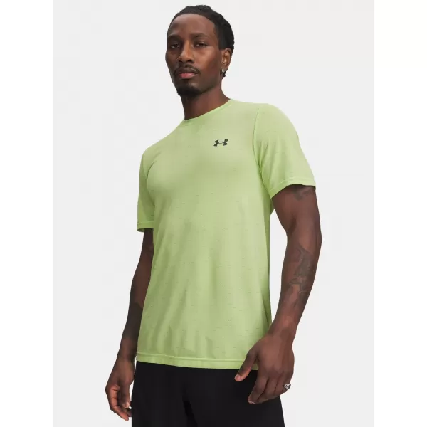  Pánské triko UNDER ARMOUR VANISH SEAMLESS NOVELTY SS 6010603-712 ZELENÁ 