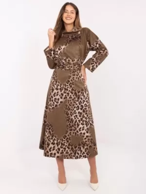 Dámská sukně ITALY MODA IT-SD-18951-4.06 KHAKI