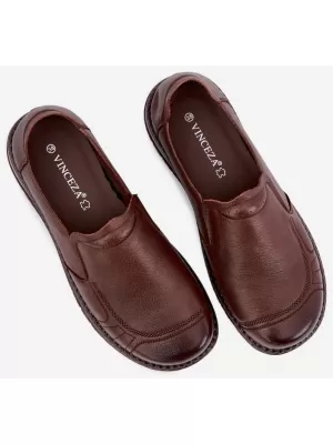 Dámské polobotky VINCEZA 107241 BROWN