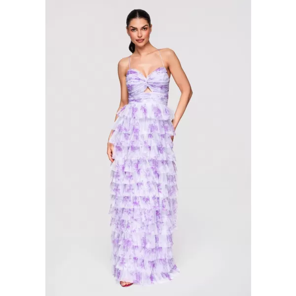 Dámské šaty LARICA LA-OM-DLR317 VIOLET 