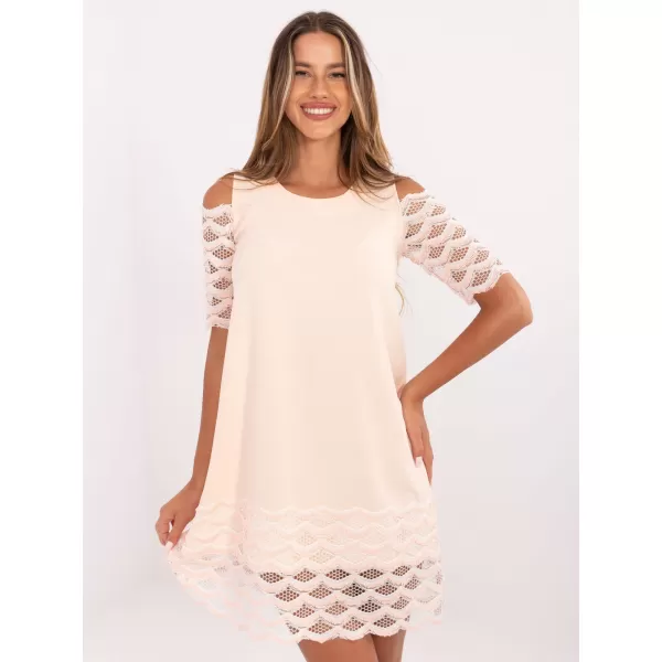  Dámské šaty LAKERTA LK-SK-506654.52 PEACH 
