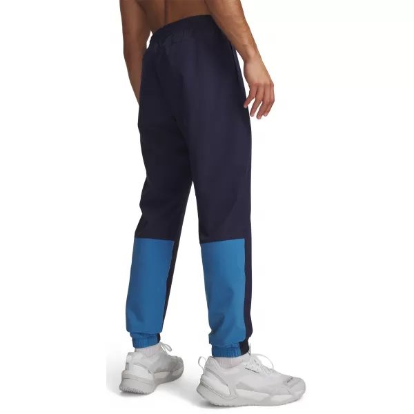  Pánské sportovní kalhoty UNDER ARMOUR UA TECH UTILITY WOVEN PANT 6013802-410 MODRÁ 