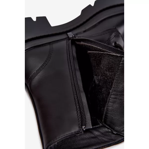  Dámské kotníkové boty BOTO QH7838 BLACK 