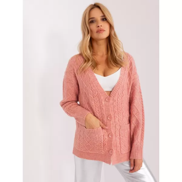  Dámský svetr WOOL FASHION ITALIA AT-SW-2358.31 BRIGHT PINK 