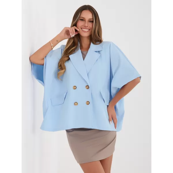  Dámská bunda RUE PARIS IT-KR-FL10153KSM.91 LIGHT BLUE 