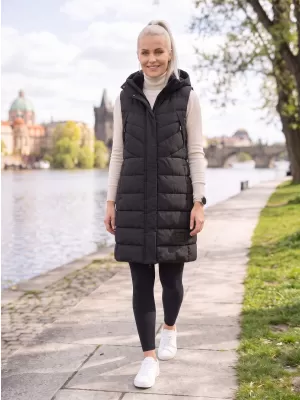Dámská hřejivá vesta ALPINE PRO HERDA 3 BLACK