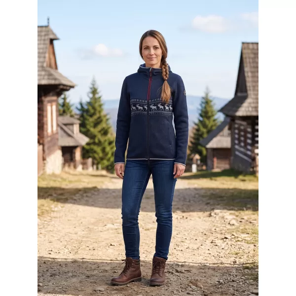  Dámský hřejivý svetr ALPINE PRO NORESA MOONLIT OCEAN VARIANTA PA 