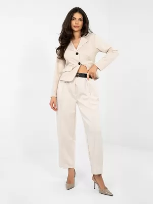 Dámské kalhoty ITALY MODA IT-SP-10006.76 LIGHT BEIGE