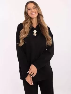 Dámská mikina ITALY MODA DHJ-BL-20510.68 NOIRE